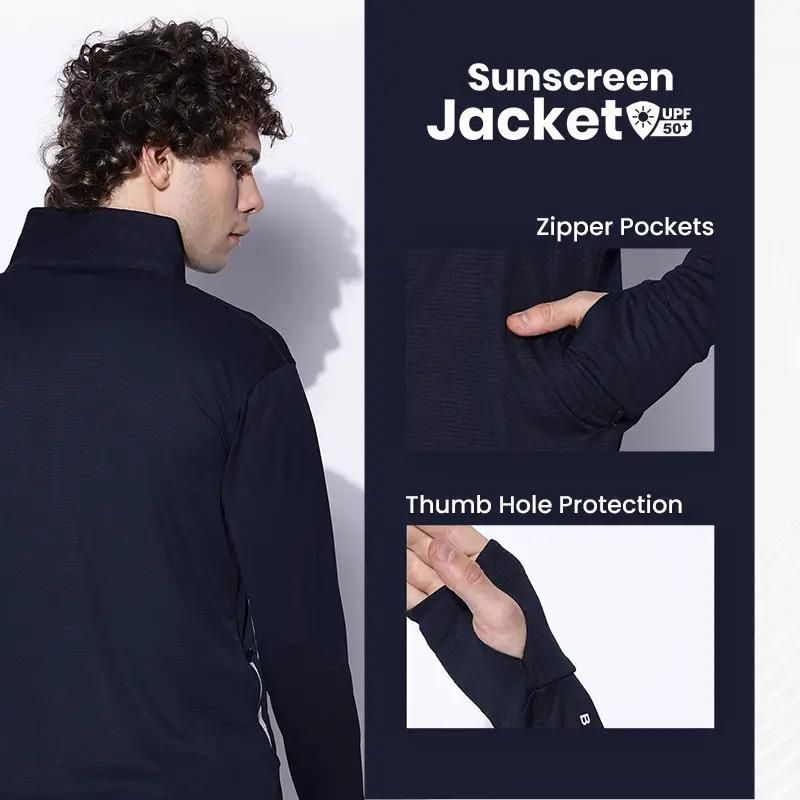 Sunscreen with UV Protection Lightweight Jackets for Men